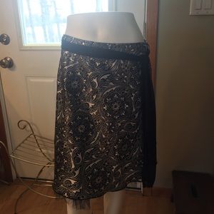 Wrapper Paisley Skirt